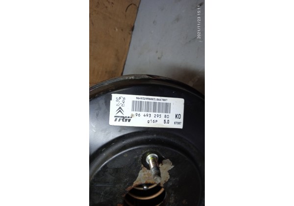 Вакуумний підсилювач гальм Citroen C2, C3, Peugeot 207, 1007, 9649329580
