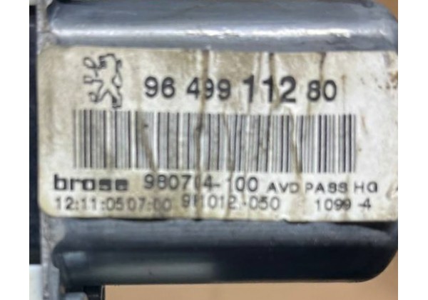 Моторчик переднього правого склопідйомника Peugeot 307, 9222S5, 9649911280