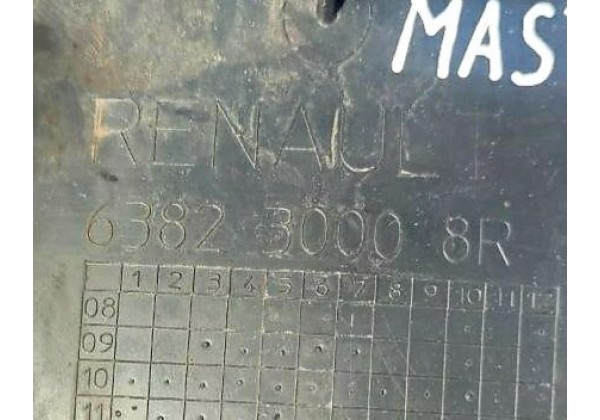Підкрилок передній лівий, задня частина Renault Master 3, 638230008R