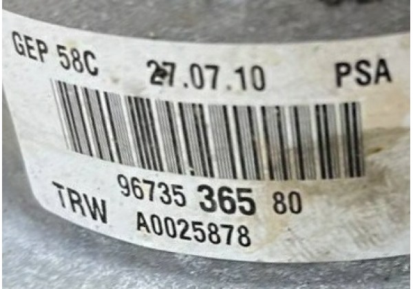Електрогідропідсилювач керма Citroen C4 Picasso, Berlingo 2, Peugeot 308 07-13, Partner 2, 9673536580, A0025878