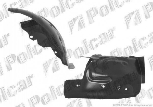 Підкрилок Renault Megane II, Передній правий, Задня частина, 8200073429