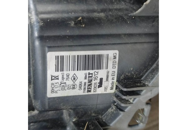 Фара передня права Renault Clio 3, 2005-2009, 8200261612, 89900162, 8200865604