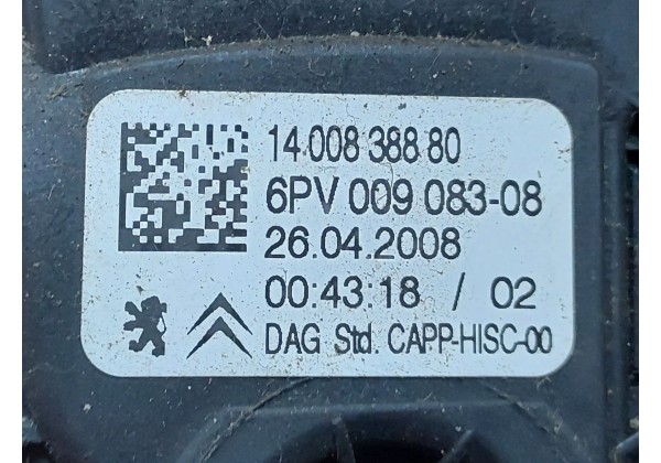 Педаль газу електрична Citroen Jumpy 2, Peugeot Expert 2, Fiat Scudo 2, 1400838880