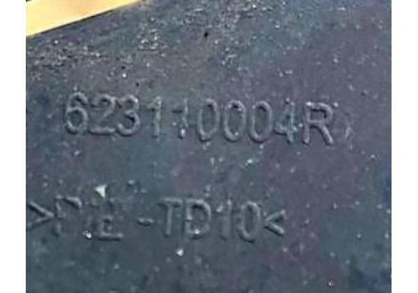 Накладка решітки бампера права Renault Scenic 3, 623110004R