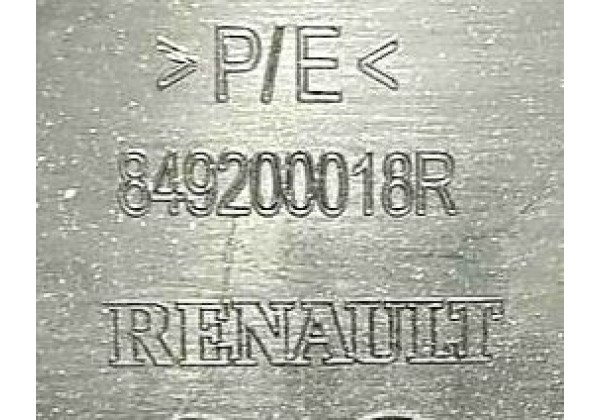 Накладка порогу багажника Renault Megane 3, кабріолет, 849200018R