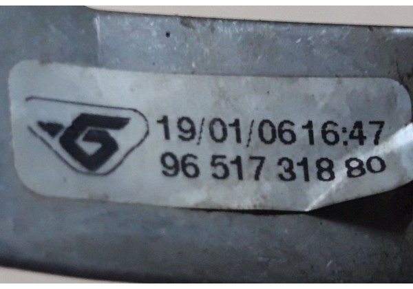 Впускна труба турбіни Citroen C5, Peugeot 407, 607, 2.7 HDi, 0384H6, 9651731880