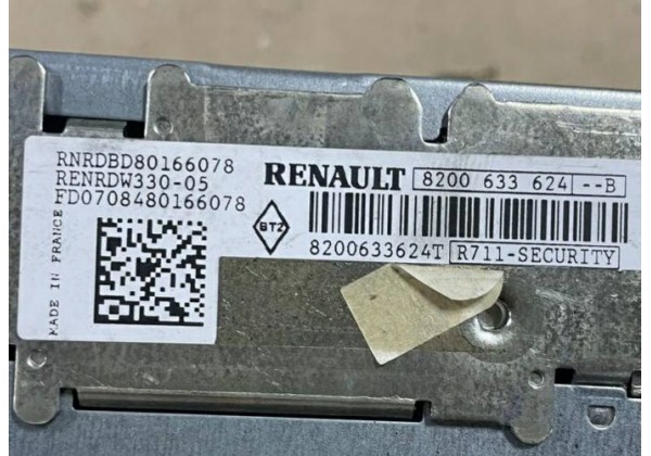 Магнітола Renault Clio 3, 8200633624