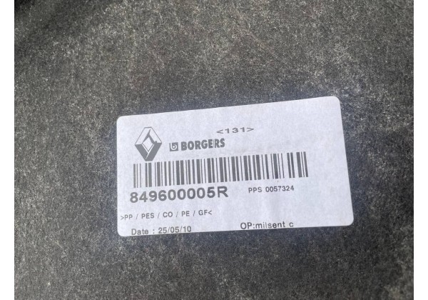 Підлога багажника Renault Laguna 3, SW, 849600005R