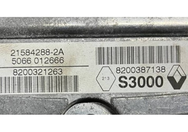 Комплект запалювання, ЕБУ, комп'ютер, Renault Megane 2, Scenic 2, 1.6 16V, 8200321263, 8200387138, 8200525385, S118400260 D