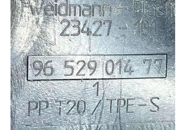 Пластик під лобове скло, жабо, Peugeot 307, 01-05, 8251J3, 9652901477