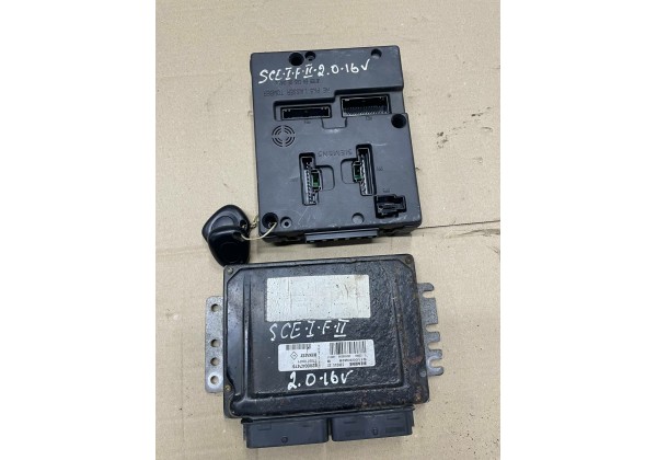 Комплект запалювання, ЕБУ, комп'ютер Renault Megane, Scenic, 2.0 16V, 8200047476, 7700110471, S110030228 B, 8200029342, S108502610 A