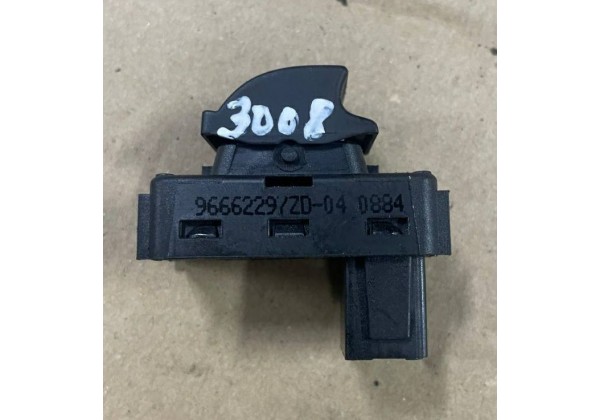 Кнопка склопідйомника задньої дверки Peugeot 3008 09-16, 5008 09-16, 96662297XT
