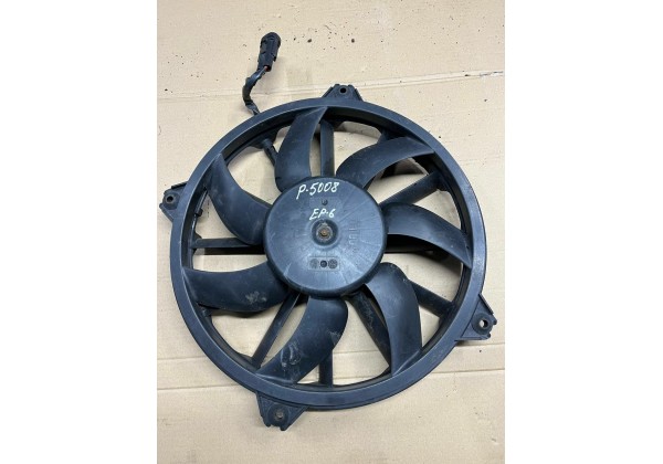 Вентилятор охолодження радіатора двигуна Peugeot, Citroen, 1253G5, 1253K4, 9650116580, 9661571480