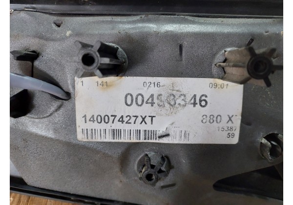 Дзеркало праве електричне, 7 контактів, Citroen Jumpy 2, Peugeot Expert 2, Fiat Scudo 2, 14007427XT