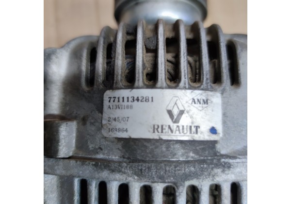 Генератор 1.4 бензин 8 клапанний 110А, Renault Clio 2, Kangoo, 7711134281, A13VI188