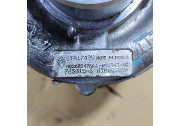 Турбіна 2.0 дці Renault Laguna 2,3, Megane 2, Scenic 2,Koleos, Espace 4, Trafic ,H8200347344