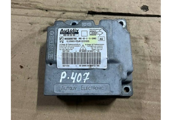 Блок керування AIRBAG Peugeot 407, 9655880780, 6545HW