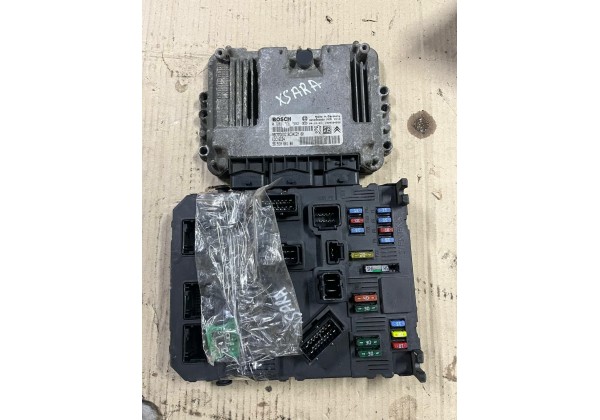 Комплект запалювання, ЕБУ, комп'ютер, Citroen Xsara Picasso, 1.6 HDi, Bosch, 0281011392, 9653958980, 9651060180, 9652474680, S118085320 D