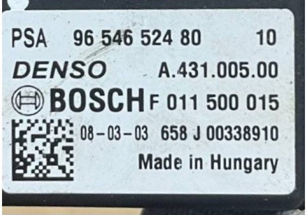 Резистор моторчика пічки Citroen C4 Picasso, Jumpy 2, Peugeot Expert 2, 6441W9, 9654652480, A43100500