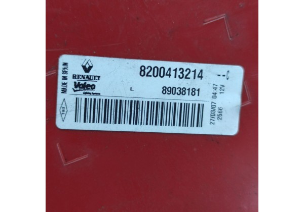 Ліхтар лівий Рено Меган 2 05-08р, 8200413214,89038181