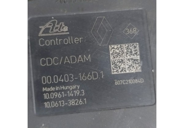 Блок ABS Рено Лагуна 3, 00.0403-166D.1, 476600047R, 91CT2AAY2