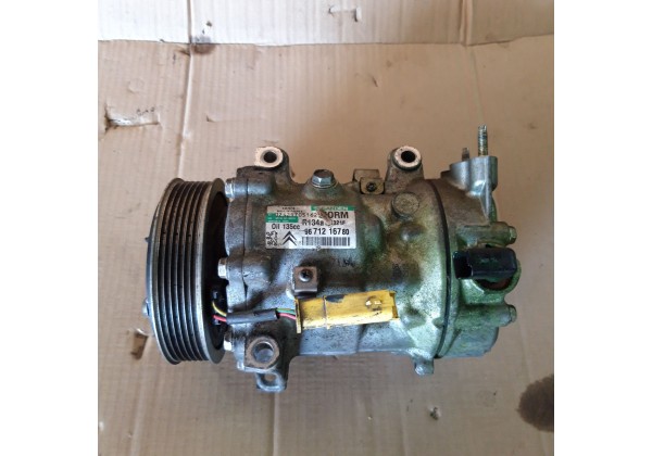 Компресор кондиціонера Citroen Berlingo 2, C4, C5, Peugeot Partner 2, 3008, 307, 308, 5008, 508, 1.6 HDi / VTi / THP, 1.8 16V, 2.0 16V, 6453QL, 6453WN, 6453WP, 6453ZA, 6453ZC, 9651911480, 9659875880, 9671216780, 9671333180, 9688354080, 9800839580