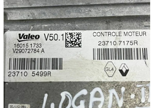 Комплект запалювання, ЕБУ, комп'ютер Renault Logan MCV 2, 0.9 TCe, 237105499R, 237107175R, 160151733, V29072784 A, 284B11723R, A2C92226606