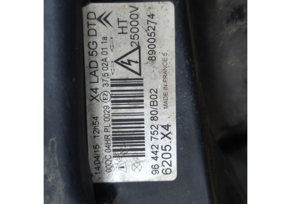 Фара права Сітроен С5 01-04р, ксенон,89005274