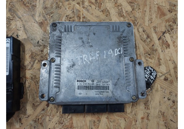 Комплект запалювання ЕБУ, комп'ютер, Renault Trafic 2, 1.9 DCi, 0281010632, 8200051608, 8200118526, 8200156017 D