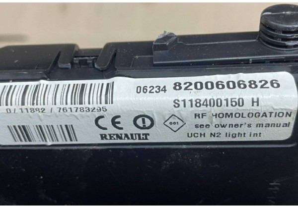 Комплект запалювання, ЕБУ, комп'ютер Renault Megane 2, Scenic 2, 1.6 16V, 8200509552, 8200509516, 8200606826, S118400150 H, 8200468515