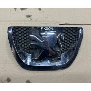 Емблема, логотип, значок передній Peugeot 207, 96864156