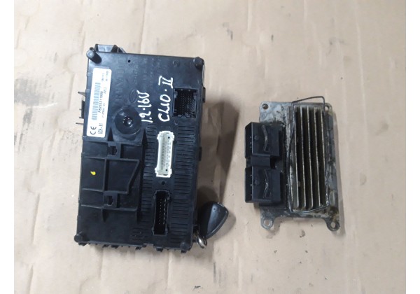 Комплект запалювання, ЕБУ, комп'ютер Renault Kangoo, Clio 2, Twingo, 1.2 16V, 8200181482, 8200229098, 8200311988