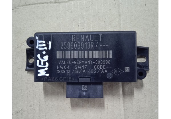 Блок керування парктроніками Renault Megane 3, Scenic 3, 259909913R *