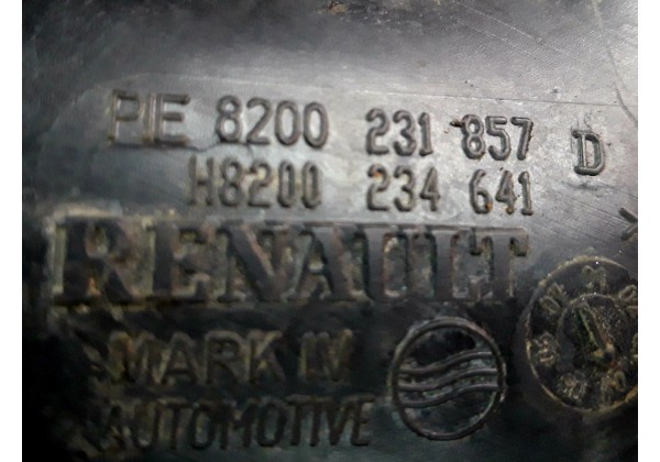 Патрубок повітряного фільтра Renault Megane 2, Scenic 2, 1.6 16V, 8200231857, 8200234641