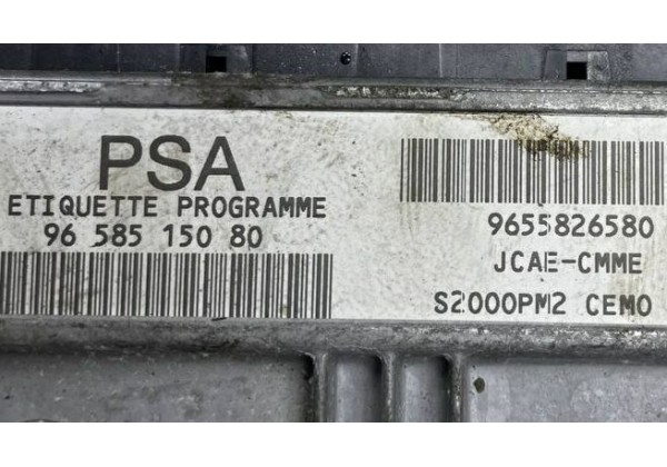 Електронний блок управління двигуном, ЕБУ, комп'ютер Citroen Xsara Picasso, Peugeot 407, 1.8 16V, 9658515080, 9655826580