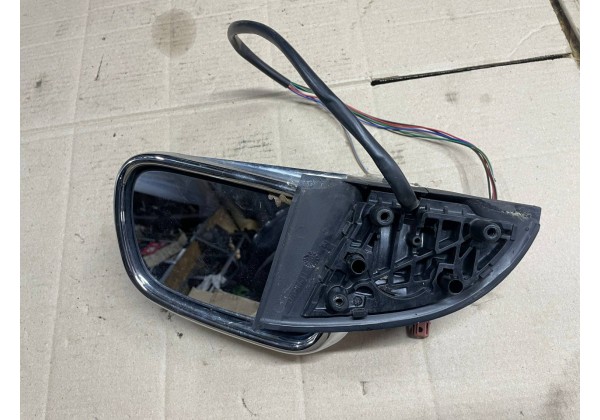 Дзеркало зовнішнє праве електричне Peugeot 307, 8 pin, хромоване