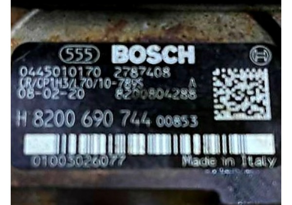 Паливний насос високого тиску, ПНВТ, Renault Espace 4, Koleos, Laguna 2-3, Trafic 2, 2.0 DCi, Bosch, 0445010170, 8200804288, 8200690744