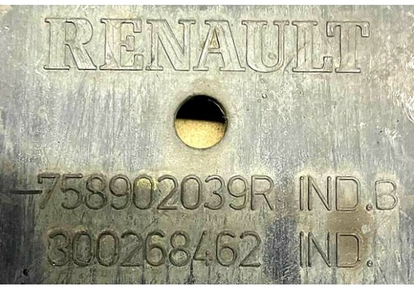 Захист двигуна нижній Renault Duster, 2010-2018, 758902039R, 300268462