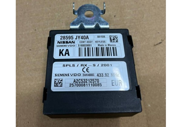 Блок управління безключовим запуском двигуна Renault Koleos, 28595JY40A