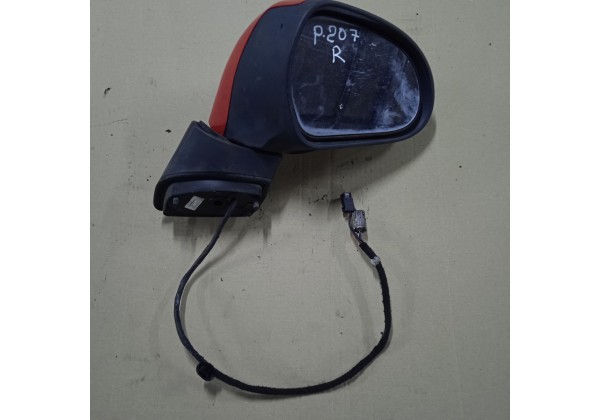Дзеркало праве Peugeot 207, 06-13, 5+6 контактів, 96806254XT