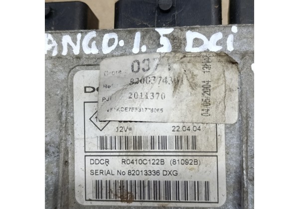 Комп'ютер, модуль керування двигуном , комплект запалювання Рено Канго,1.5 дці, Євро 3, 8200331477,8200374301, R0410C122B