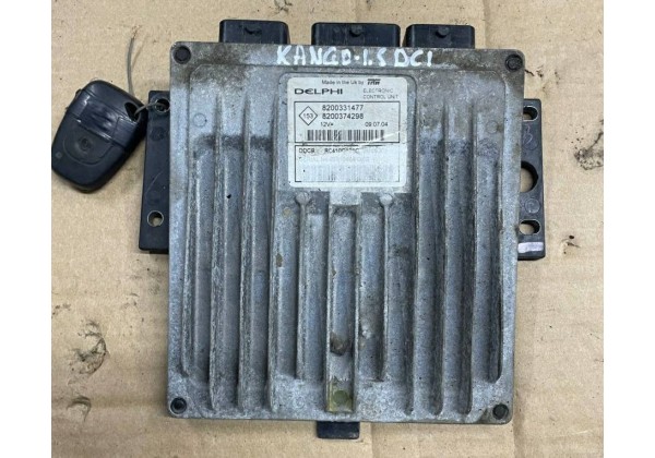 Блок управління двигуном, ЕБУ, комп'ютер, Renault Clio II, Kangoo, 1.5 DCi, 8200331477, 8200374298