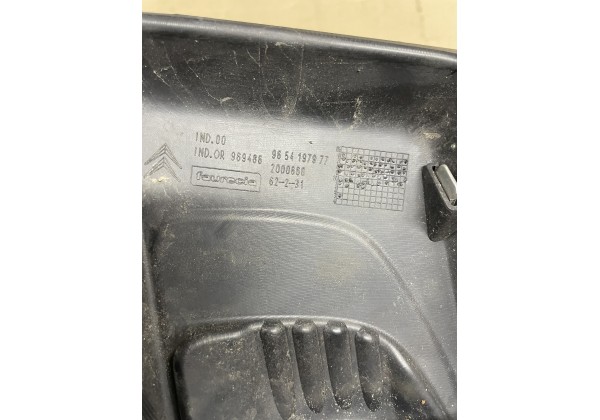 Накладка противотуманної фари ліва хромована Citroen C4 Grand Picasso I, 9654197977