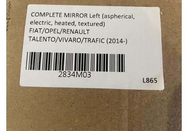 Дзеркало електричне ліве Renault Trafic III, 5 pin