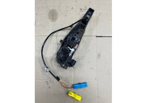 Ручка зовнішня правої дверки Peugeot 307 CC, кабріолет, з хромованими накладками, 9101X2, 910943