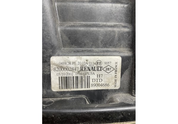 Фара передня права Renault Laguna II, 01-05, 8200002847