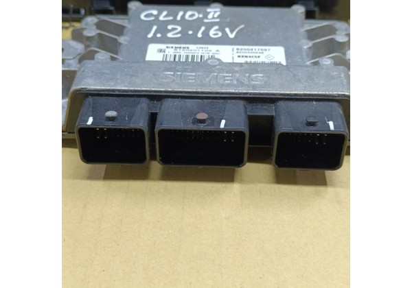Комп'ютер, комплект запалювання Рено Кліо 2 для 1.2 бензин (D4F722), Siemens, SIM32, S120201105a, 8200417597, 8200400246, P8200311989