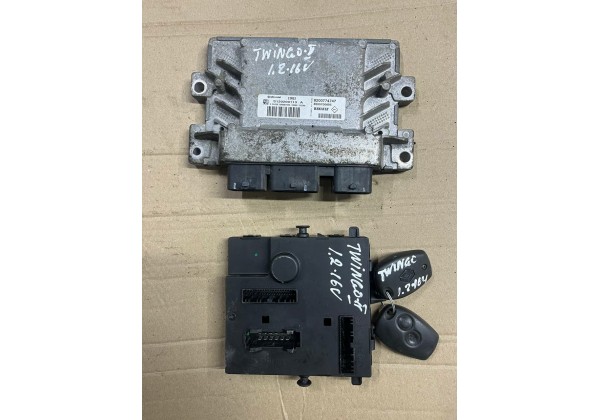 Комплект запалювання, ЕБУ, комп'ютер Renault Twingo 2, 1.2 16V, 8200774747, 8200700695, S120200113 A, 8200874481 A