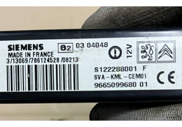 Модуль Bluetooth Citroen, Peugeot, S122288001 F, 9665099680