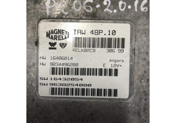 Комплект запалювання Peugeot 206, 2.0 16V, 9634496280, 9638254080, 9626460880 *